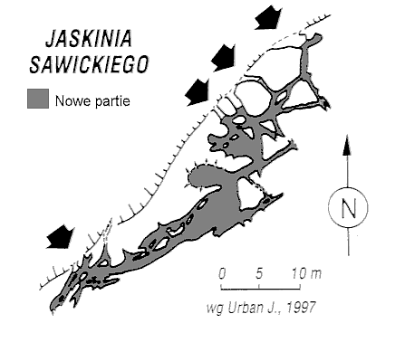 Plan Jaskini Sawickiego