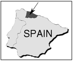 Localization of Picos de Europa