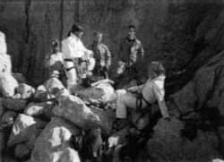 A team near F-17 cave entrance, ph. M. Chlipala