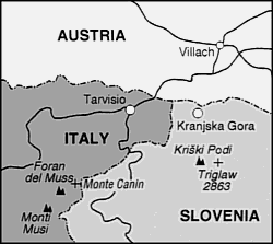 Scheme of Julin Alps