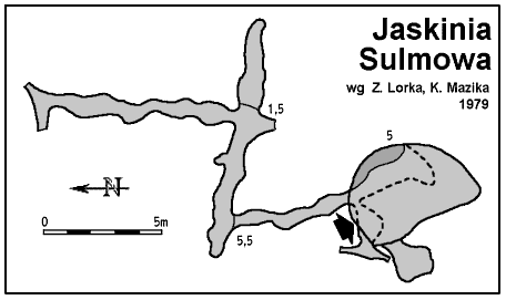 Plan Jaskini Sulmowej.