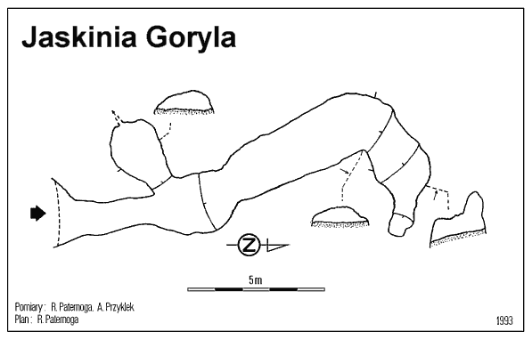 Plan Jaskini Goryla