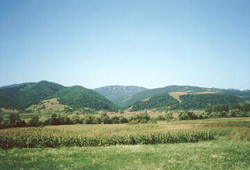 Plateau nad wsi Moceris, teren dziaania wyprawy